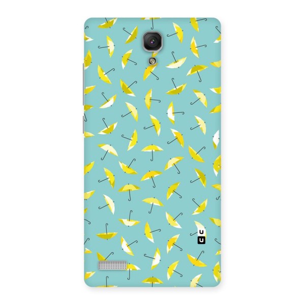 Yellow Umbrella Pattern Back Case for Redmi Note