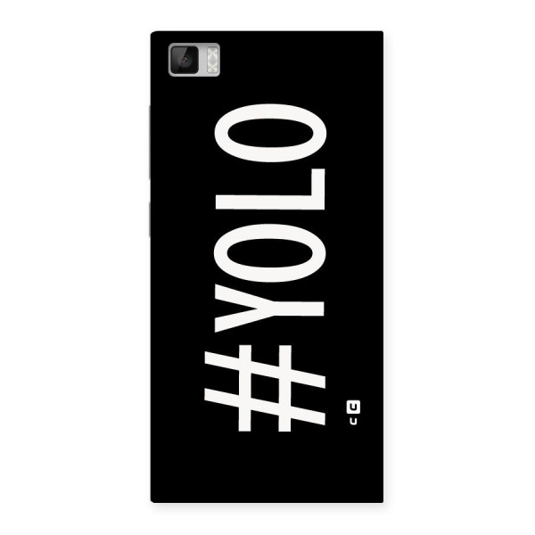 Yolo Back Case for Xiaomi Mi3