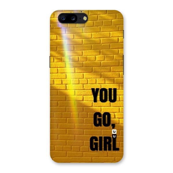 You Go Girl Wall Back Case for OnePlus 5