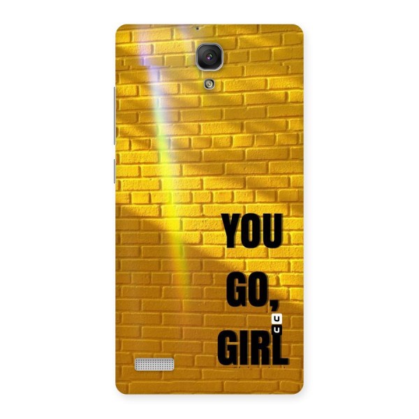 You Go Girl Wall Back Case for Redmi Note