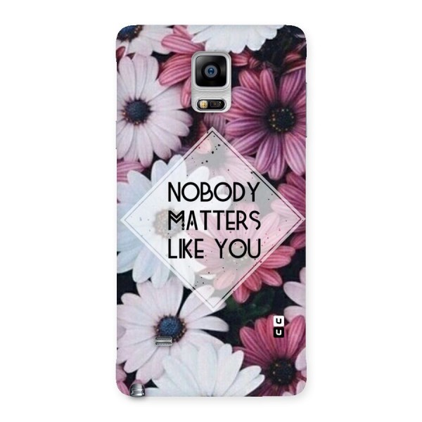 You Matter Back Case for Galaxy Note 4