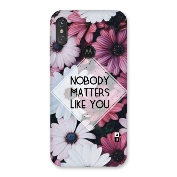 You Matter Back Case for Motorola One Power