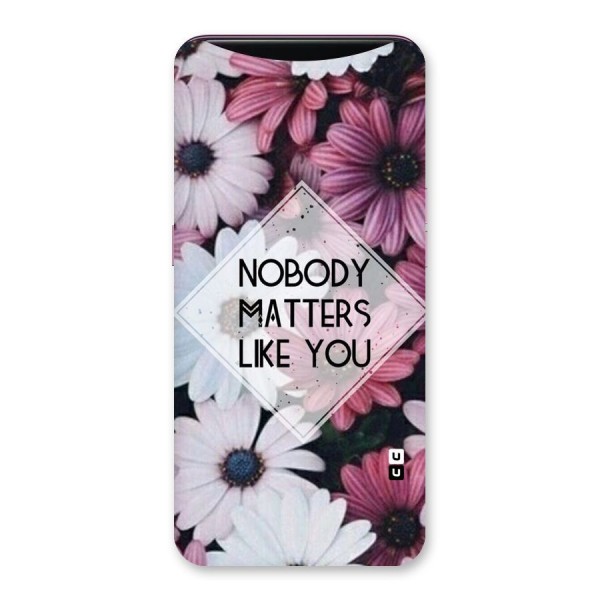 You Matter Back Case for Oppo Find X