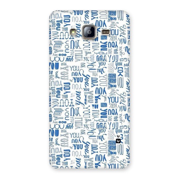 You Pattern Back Case for Galaxy On5