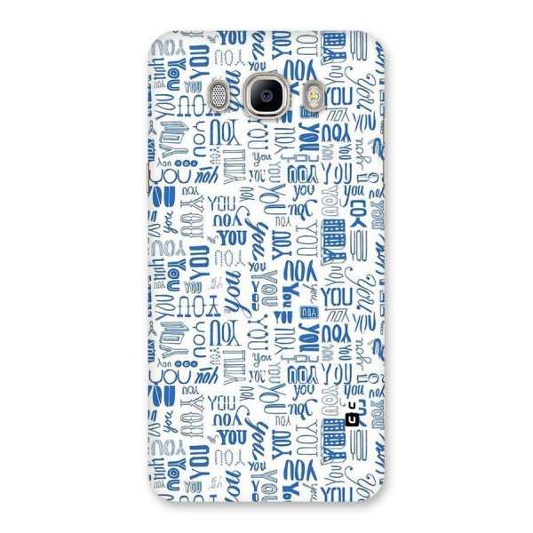 You Pattern Back Case for Galaxy On8