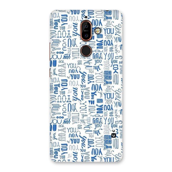 You Pattern Back Case for Nokia 7 Plus