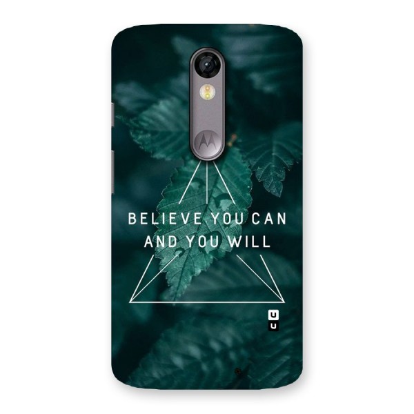 You Will Back Case for Moto X Force