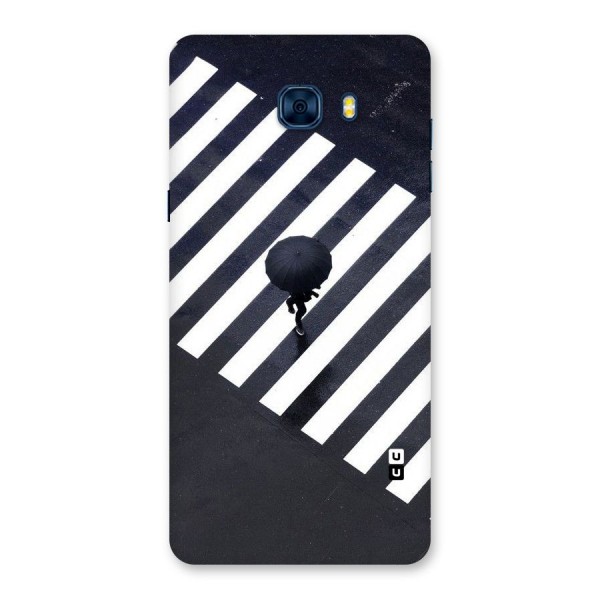 Zebra Walking Back Case for Galaxy C7 Pro