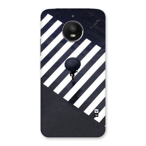 Zebra Walking Back Case for Moto E4 Plus