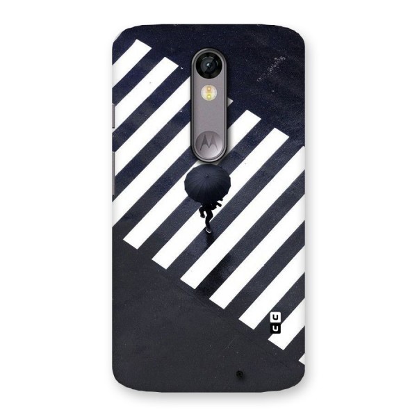 Zebra Walking Back Case for Moto X Force