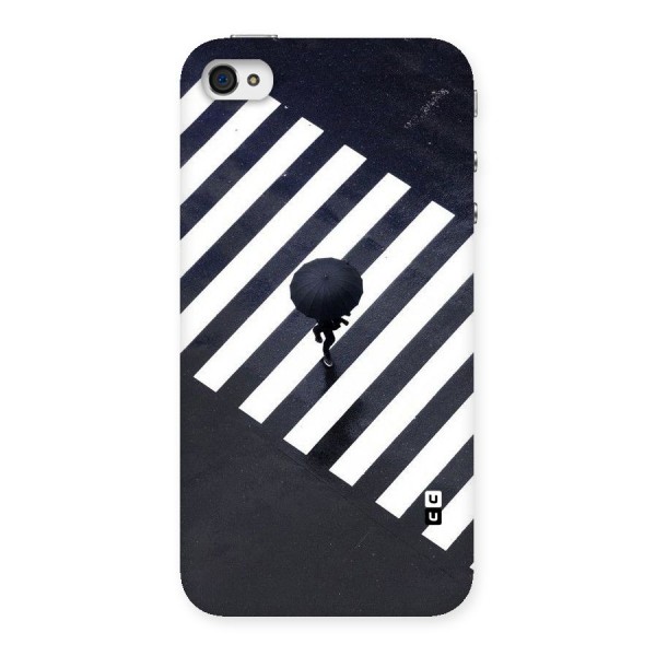 Zebra Walking Back Case for iPhone 4 4s