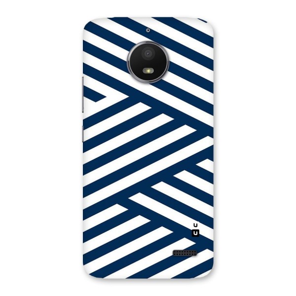 Zip Zap Pattern Back Case for Moto E4