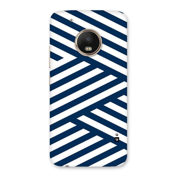 Zip Zap Pattern Back Case for Moto G5 Plus