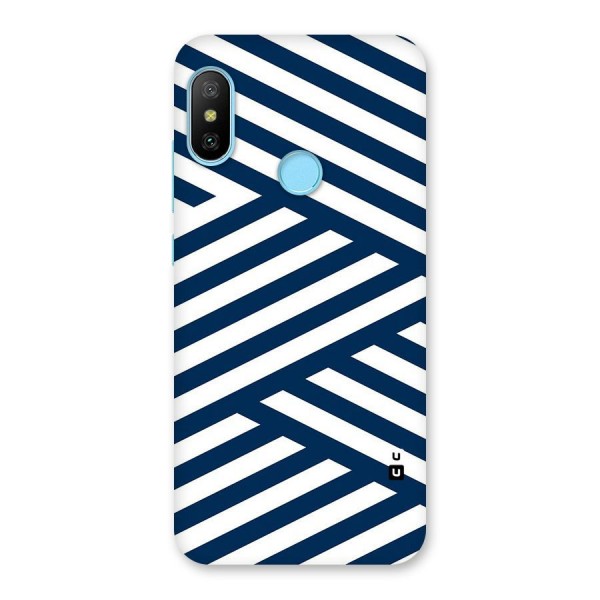 Zip Zap Pattern Back Case for Redmi 6 Pro