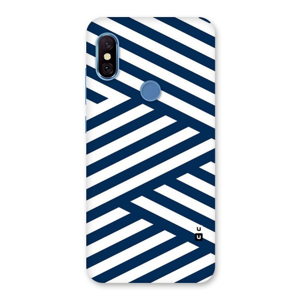 Zip Zap Pattern Back Case for Redmi Note 6 Pro