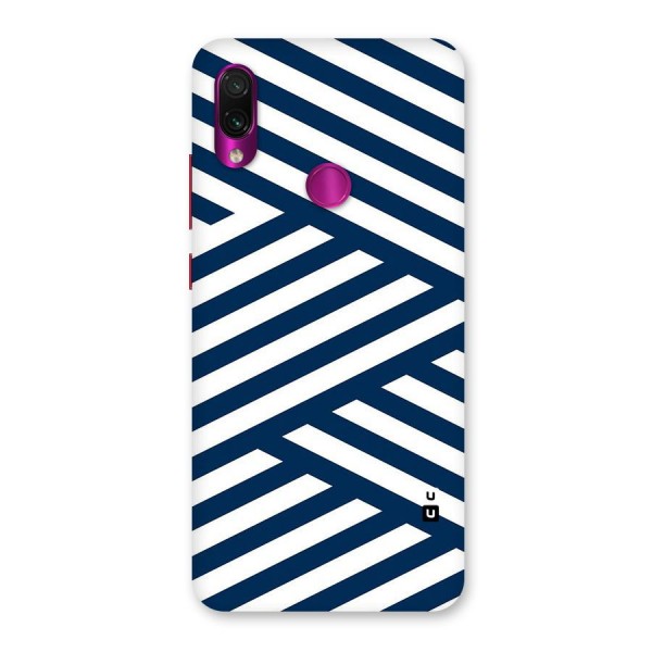 Zip Zap Pattern Back Case for Redmi Note 7 Pro