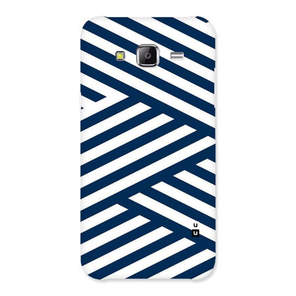 Zip Zap Pattern Back Case For Samsung Galaxy J5 Mobile Phone