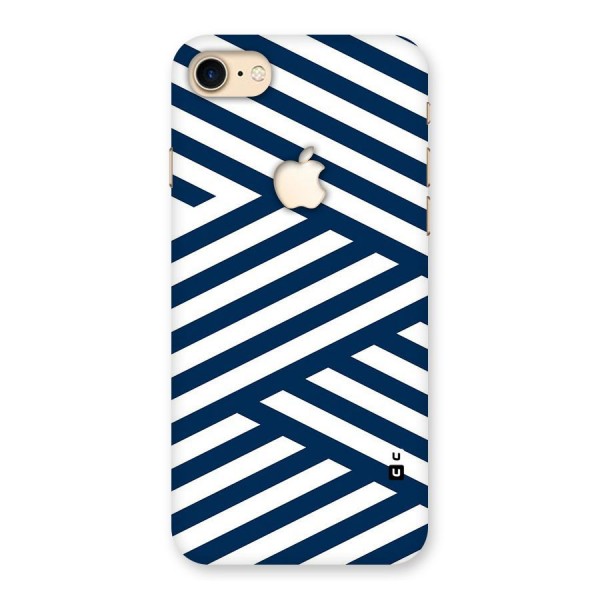 Zip Zap Pattern Back Case for iPhone 7 Apple Cut