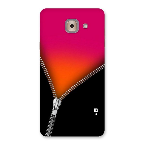 Zipper Print Back Case for Galaxy J7 Max