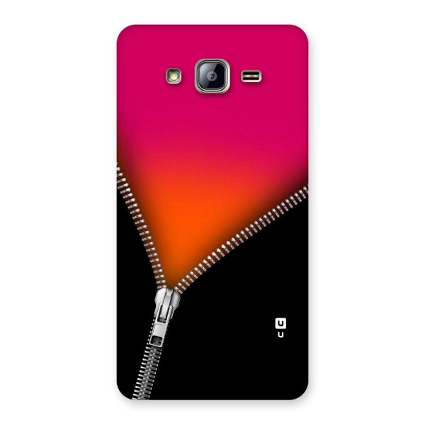 Zipper Print Back Case for Galaxy On5