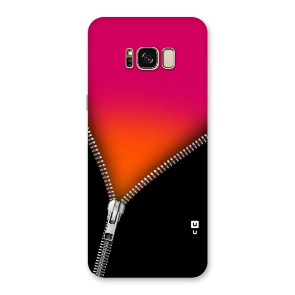 Zipper Print Back Case for Galaxy S8 Plus