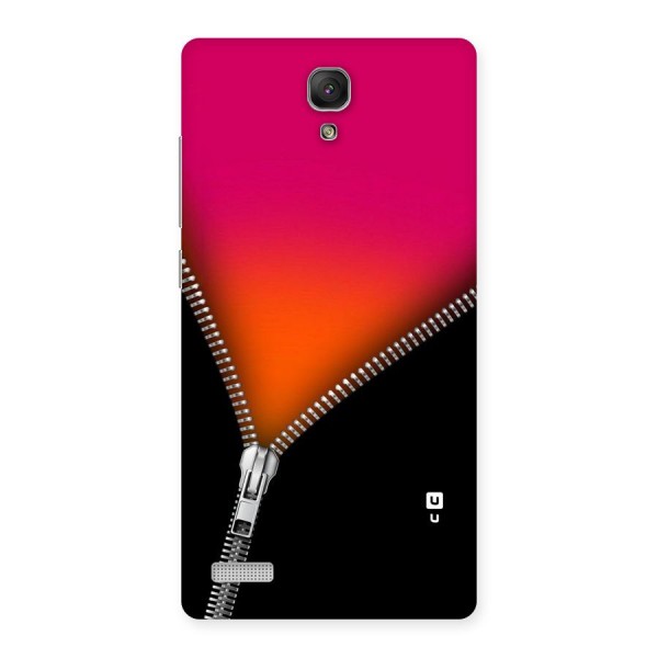 Zipper Print Back Case for Redmi Note