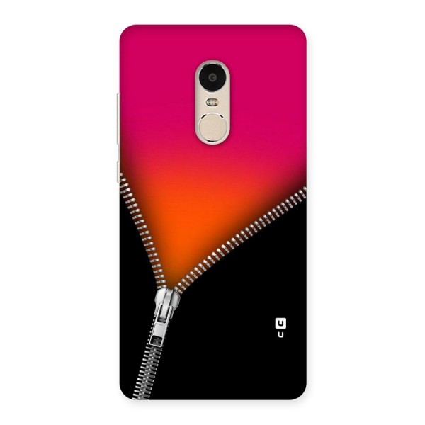 Zipper Print Back Case for Xiaomi Redmi Note 4