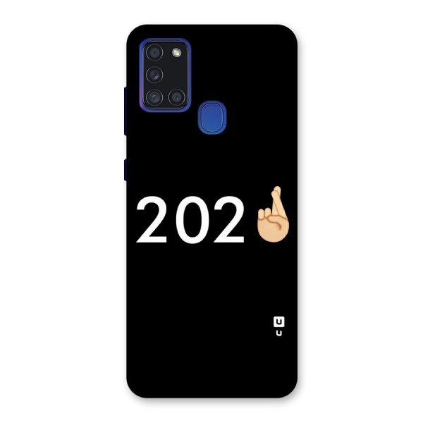 2021 Fingers Crossed Back Case for Galaxy A21s