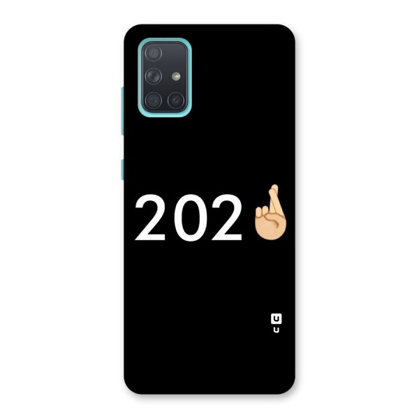 2021 Fingers Crossed Back Case for Galaxy A71