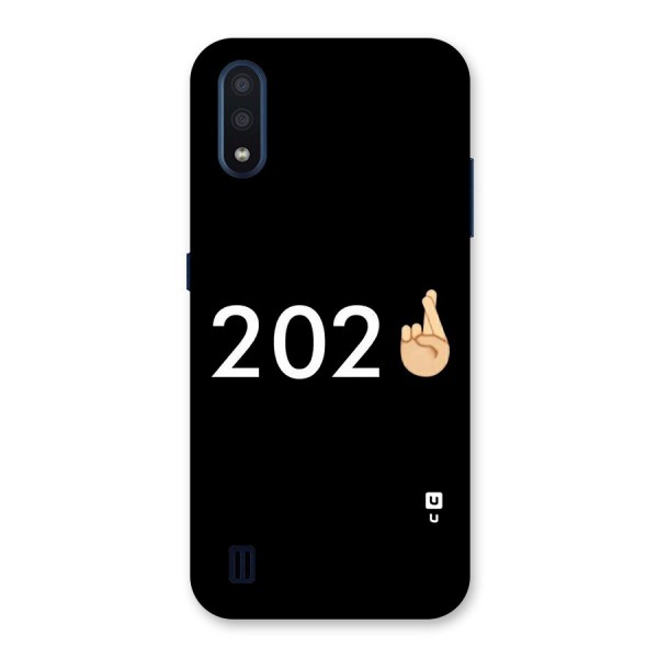 2021 Fingers Crossed Back Case for Galaxy M01