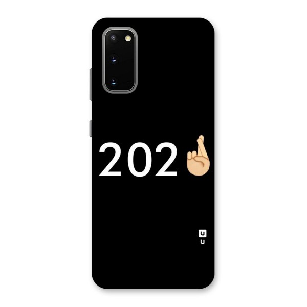 2021 Fingers Crossed Back Case for Galaxy S20
