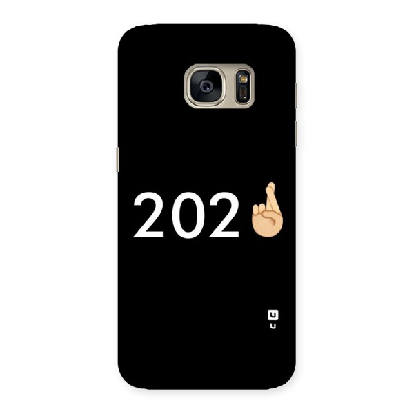 2021 Fingers Crossed Back Case for Galaxy S7