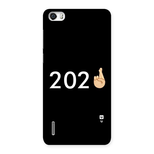 2021 Fingers Crossed Back Case for Honor 6