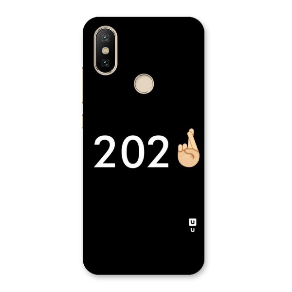 2021 Fingers Crossed Back Case for Mi A2