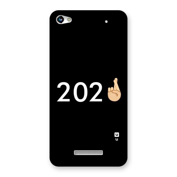 2021 Fingers Crossed Back Case for Micromax Hue 2