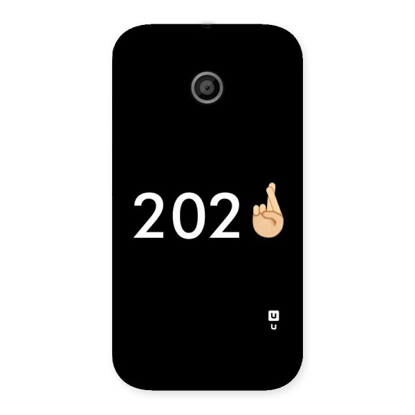 2021 Fingers Crossed Back Case for Moto E