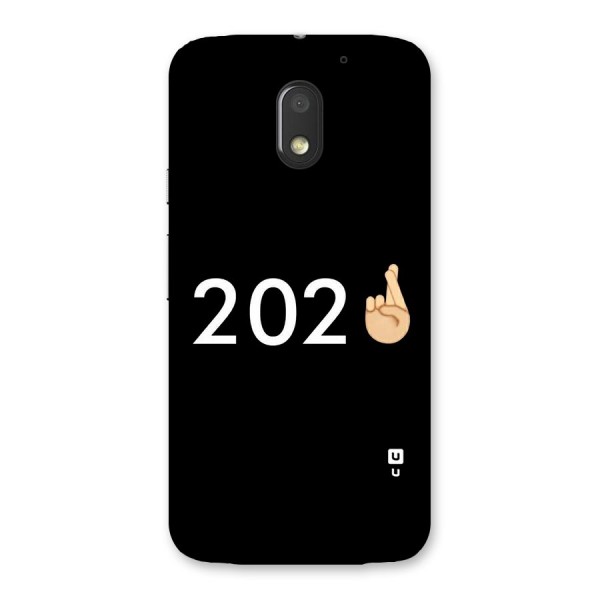 2021 Fingers Crossed Back Case for Moto E3 Power