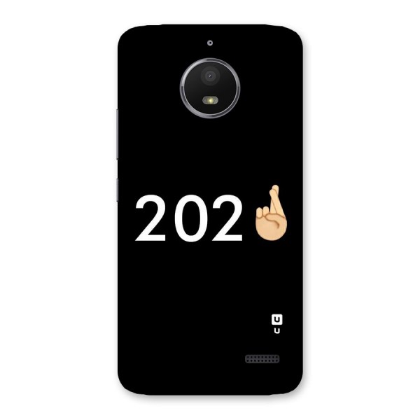 2021 Fingers Crossed Back Case for Moto E4