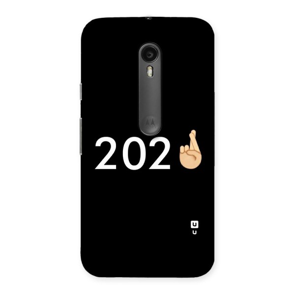 2021 Fingers Crossed Back Case for Moto G3