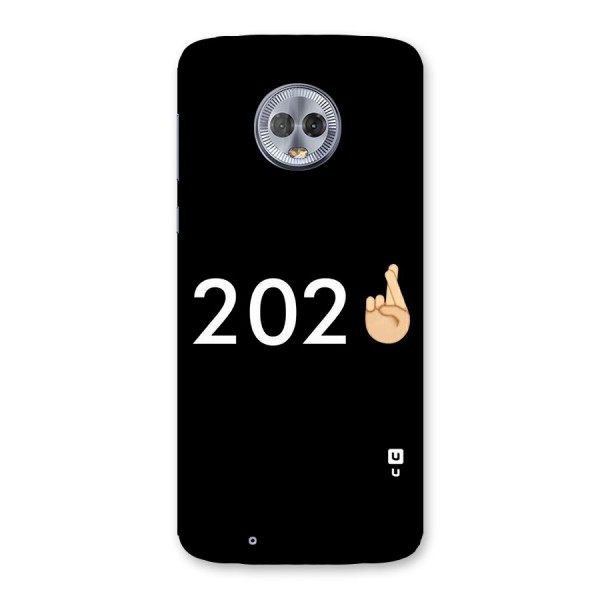 2021 Fingers Crossed Back Case for Moto G6