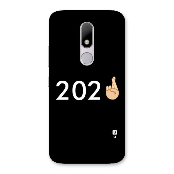 2021 Fingers Crossed Back Case for Moto M