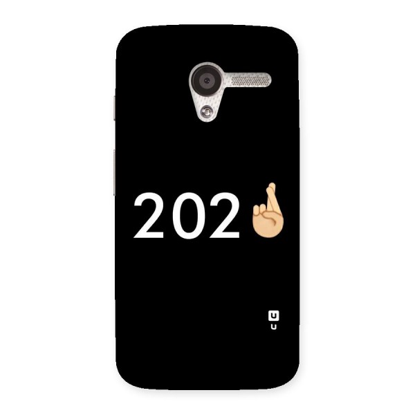 2021 Fingers Crossed Back Case for Moto X