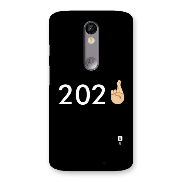 2021 Fingers Crossed Back Case for Moto X Force