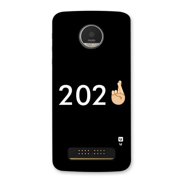 2021 Fingers Crossed Back Case for Moto Z Play