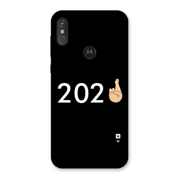 2021 Fingers Crossed Back Case for Motorola One Power