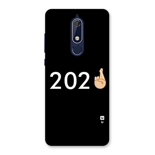 2021 Fingers Crossed Back Case for Nokia 5.1