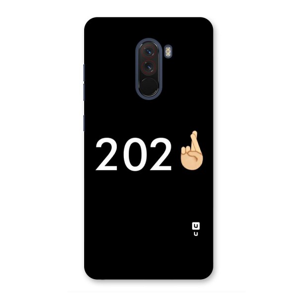 2021 Fingers Crossed Back Case for Poco F1