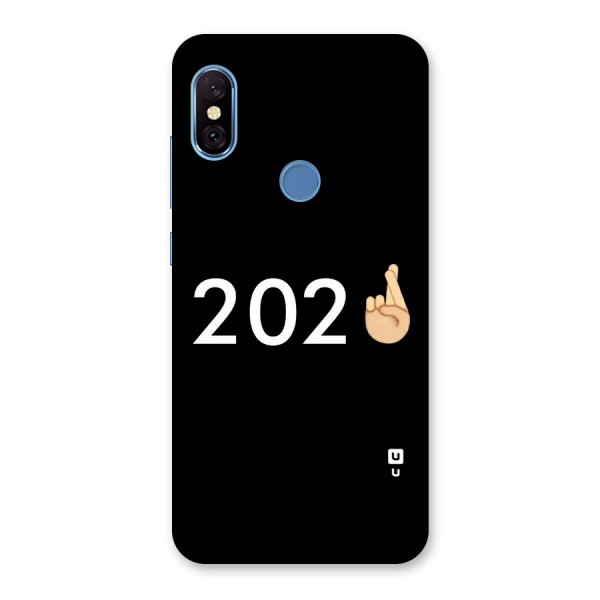 2021 Fingers Crossed Back Case for Redmi Note 6 Pro