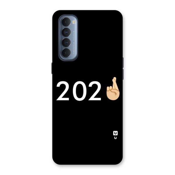 2021 Fingers Crossed Back Case for Reno4 Pro