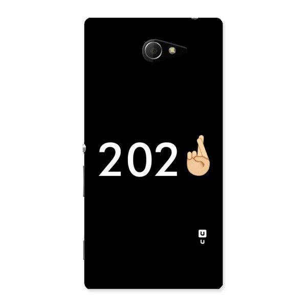 2021 Fingers Crossed Back Case for Sony Xperia M2